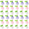 36Pcs 3 Colors Acrylic Charms KY-SC0002-45-1