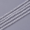 Cubic Zirconia Beads Strands G-F596-48I-3mm-1