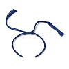 Braided Cotton Cord Bracelet Making MAK-L043-02G-05-1