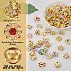 260Pcs 13 Style CCB Plastic with Rhinestones Cabochons FIND-CW0001-10-5