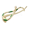 Aolly and Enamel Claw Hair Clips AJEW-M007-01G-2