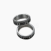 201 Stainless Steel Rotating Fidget Band Ring MATO-PW0001-059B-05-1