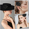 Cloth & Iron Alligator Hair Clips AJEW-SP0002-84B-7