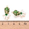 Brass Enamel Pendants KK-T071-27G-01-3