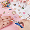 52Pcs 26 Styles Alloy Enamel Pendants ENAM-HY0001-55-4