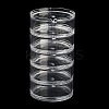 (Defective Closeout Sale: Scratched) Round Plastic Bead Containers LS-CON-XCP0002-39-2