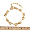 304 Stainless Steel Link Chain Bracelets for Women BJEW-Z143-14G-5