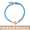 Adjustable Nylon Cord Bracelets X-BJEW-C096-01G-06-5