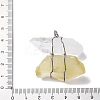 Natural Quartz Crystal & Lemon Quartz Nuggets Big Pendants G-K338-43P-06-3