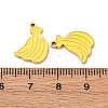 Fruit Seris 304 Stainless Steel Enamel Charms STAS-U060-03G-09-3