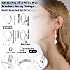 40Pcs 2 Styles Brass Leverback Earring Findings DIY-CN0002-85S-2