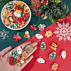 60cs 2 Styles Christmas Opaque Resin Decoden Cabochons RESI-SP0001-02B-3