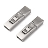 Tarnish Resistant 304 Stainless Steel Bayonet Clasps STAS-F122-34P-2