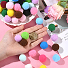 150Pcs Polyester Pom Pom Ball DIY-SC0031-32-4