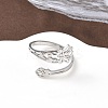 304 Stainless Steel Cuff Rings for Women LS-RJEW-F195-01P-2