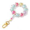 Acrylic Star Pendant Decoration HJEW-JM02032-4