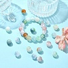 80Pcs 8 Colors Transparent Crackle Glass Beads GLAA-YW0003-50-6