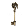 Tibetan Style Alloy Pendant Rhinestone Settings TIBE-S302-01AB-LF-1