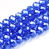 Electroplate Glass Beads Strands EGLA-A034-T4mm-A32-1