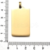 Tarot 304 Stainless Steel Enamel Pendants STAS-M119-07P-G-2