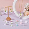 100Pcs Opaque Acrylic Pendants PALLOY-WR00010-4