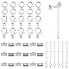50 Pieces DIY Ribbon Ends Making Kits DIY-YW0001-99A-P-1