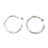 Non-Tarnish 304 Stainless Steel C-Shaped Stud Earrings for Women EJEW-Z066-07P-1