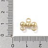 Brass Micro Pave Clear Cubic Zirconia Chandelier Components Link KK-D283-11G-3