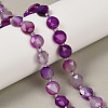 Natural Banded Agate Beads Strands G-C116-A180-01A-1