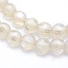 Electroplate Glass Beads Strands EGLA-P032B-8mm-P02-3