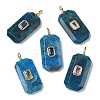Natural Apatite Faceted Pendants G-F819-02G-05-1
