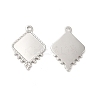 Non-Tarnish 304 Stainless Steel Pendant Cabochon Settings STAS-L268-042P-1