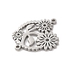 Non-Tarnish 304 Stainless Steel Hollow Connector Charms LS-STAS-Z069-05P-2