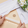 20M Polyester Stretch Frilly Edge Lace Ribbon OCOR-GF0003-37F-3