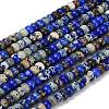 Dyed Natural Imperial Jasper Beads Strands G-P600-A01-01B-2