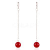 Alloy Stud Dangle Earrings EJEW-K072-18A-1