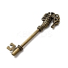 Tibetan Style Alloy Pendant Rhinestone Settings TIBE-S302-01AB-LF-2