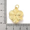 Rack Plating Brass Micro Pave Cubic Zirconia Pendants KK-C059-01G-3