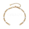 304 Stainless Steel Figaro Chain Bracelet Makings AJEW-JB01283-2