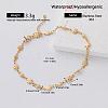 Elegant 304 Stainless Steel Link Chain Bracelets for Women XA7363-5-1