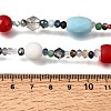 Electroplate Mixed Styles Glass Beads Strands GL-CBA07C4-01-4