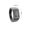 304 Stainless Steel Finger Rings WGDF4AB-16-2