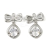 Brass Micro Pave Cubic Zirconia Pendants LS-KK-C107-20B-P-1