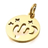 304 Stainless Steel Charms STAS-Z119-07G-2