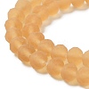 Transparent Glass Beads Strands EGLA-A034-T10mm-MD23-4