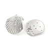 Rack Plating Brass Micro Pave Cubic Zirconia Stud Earring EJEW-C102-35P-01-2