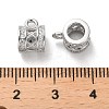 Brass Micro Pave Cubic Zirconia Tube Bails ZIRC-P112-02P-3