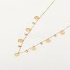 Stainless Steel Clover Bib Necklace QC7472-1-2