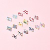 16Pcs 8 Colors Natural Freshwater Shell Pendants BSHE-FS0001-07-9
