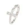 Brass Cuff Open Rings KK-Z165-02P-4